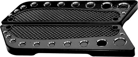 Bag Latches Tear Drop Black