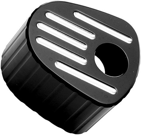 Ignition Cover Fluted (black)
