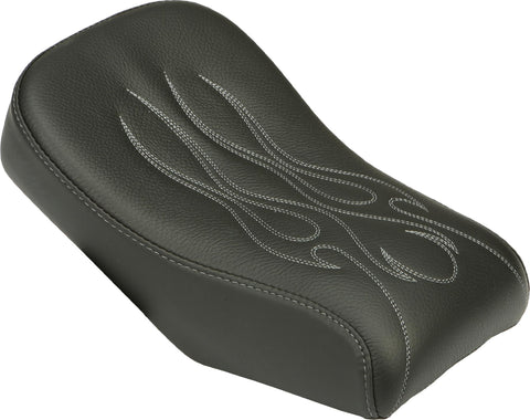 Push-up Pillion Seat Flame 9"