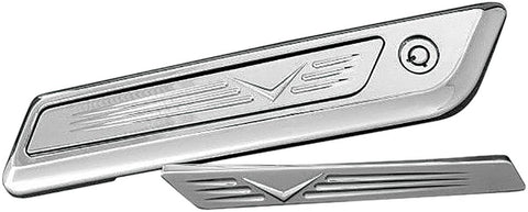 Velocity Saddlebag Latch Inserts (chrome)