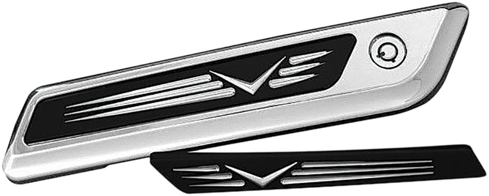 Velocity Saddlebag Latch Inserts (black)