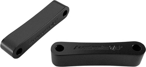Smooth Fender Spacers Black 49mmx7-16"