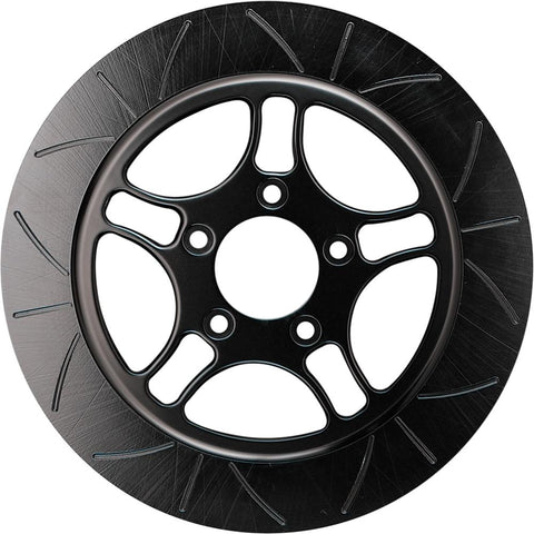 Triangular Front Brake Rotor 11.5" Black