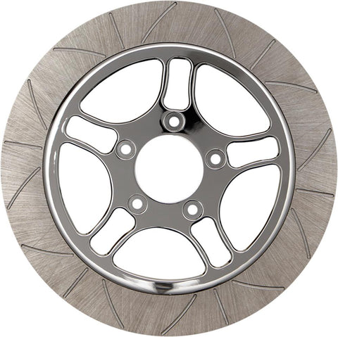 Triangular Rear Brake Rotor 11.8" Chrome