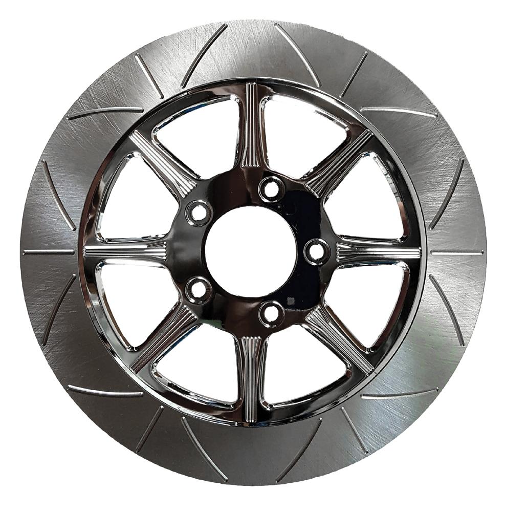 High Carbon Steel Phoenix Front Rotor Chrome