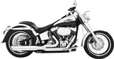 Union 2-Into-1 Blk Softail