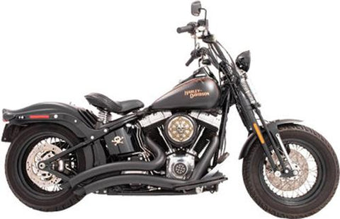 Sharp Curve Radius Blk Softail
