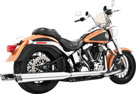 Racing True Dual Sf Chrome W/Chrome Tip 4"