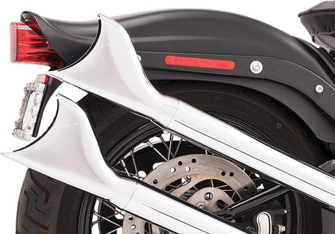 Upswept W/ Fishtails Chr Softail
