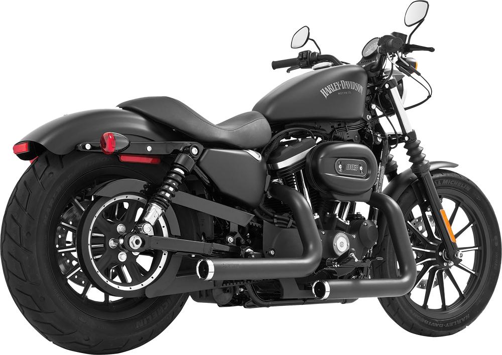 Staggered Duals Black W-chrome Tip