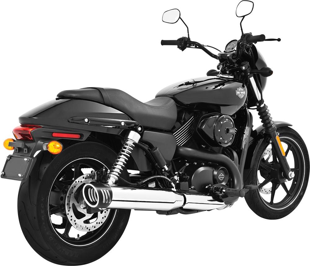 Racing Slip-on Chrome W-black Tip 4"