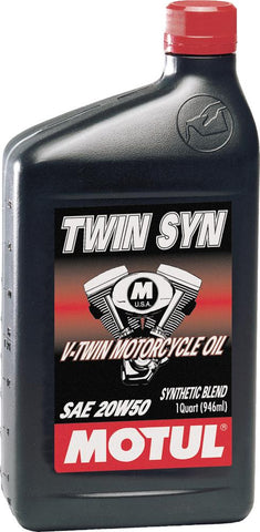 Twin Syn V-twin Motorcycle Oil 20w-50 1qt