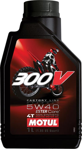 300v Offroad 4t Competition Sy Nthetic Oil 5w-40 Liter