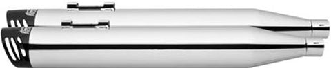 Racing Slip-on Chrome W-black Tip 4"
