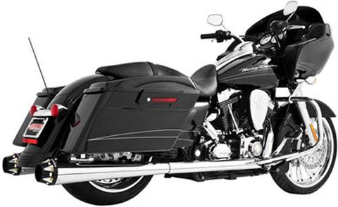 American Outlaw Slip-on Chrome W-black Tip 4.5"