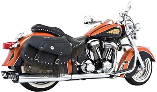Duals 2.5" M-16 Chr/ Blk Indian Chief