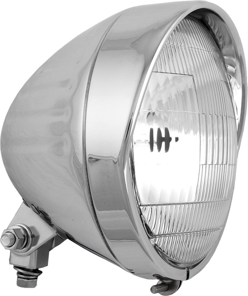 5.75" Headlight Bolt Thru Moun Chrome