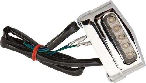3d License Plate Lights 5 Led Light (chrome)