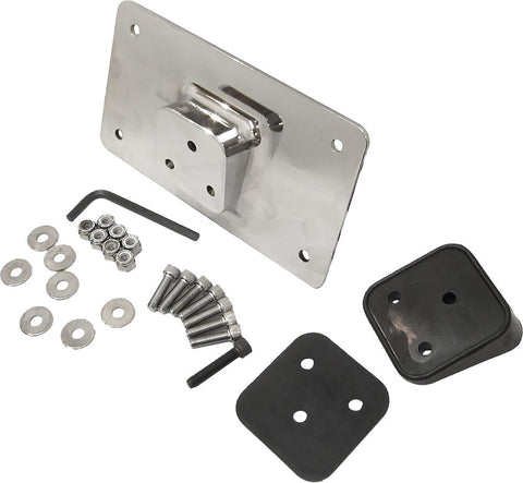 License Plate Bracket Kit Fender Mount (chrome)