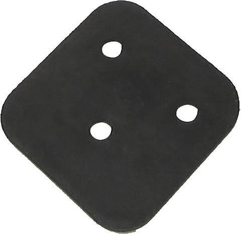 License Plate Bracket Kit Rubber Mount Flat Style