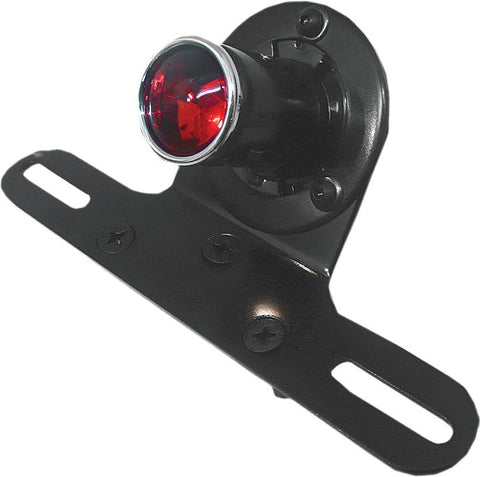 Retro Style Taillight 1.2" O.d. Red Lens