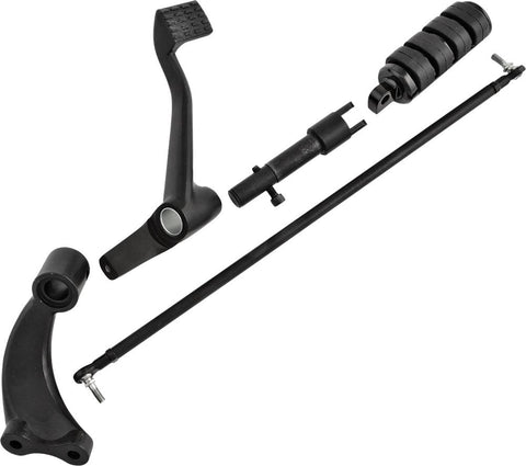 Forward Control Kit W-rubber Band Style Foot Peg (black)