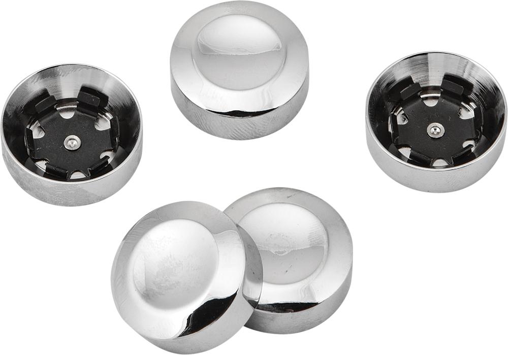 Rear Sprocket Bolt Cover W-spring Clips (chrome)
