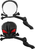 Skull Head Mirror Set (Black)
