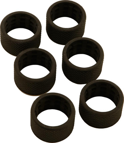 Chrome Billet No-vibe Grip Rubber Inserts 6-pk