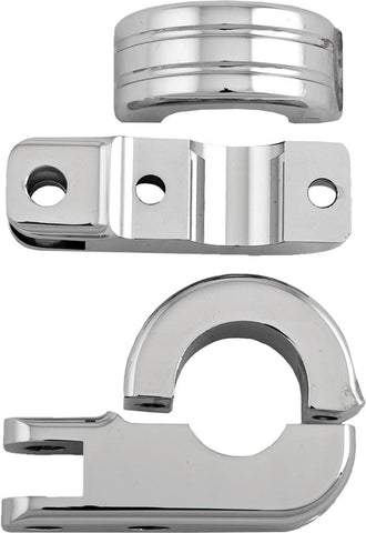 Footpeg Mount Clamps 1.25" Bar Male End
