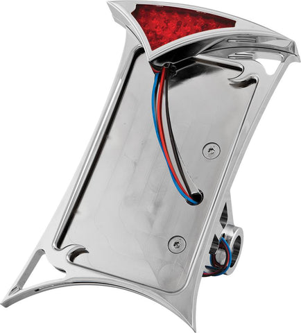 License Plate Frame Flat Vertical Slayer Led