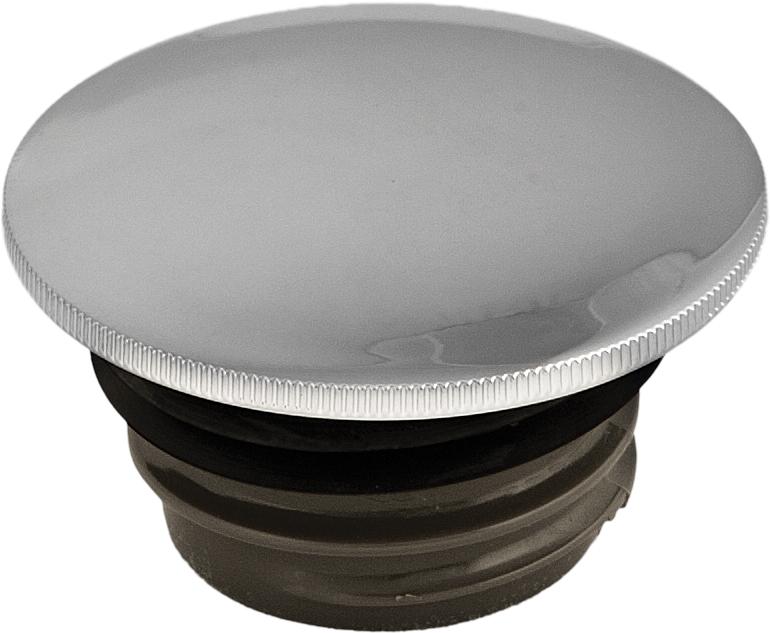 Gas Cap Screw-in Smooth Vented Chrome
