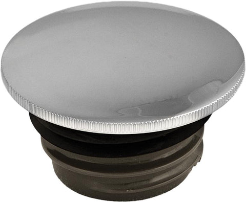 Gas Cap Screw-in Smooth Vented Chrome