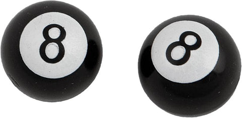 Valve Stem Caps 8 Ball
