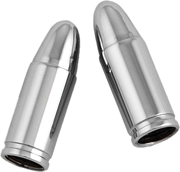 Valve Stem Caps Chrome Bullet