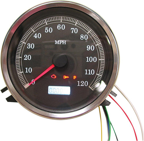 Electronic Speedometer Black Face