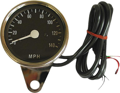 Mini Electronic Speedo Black Faced Led Lights