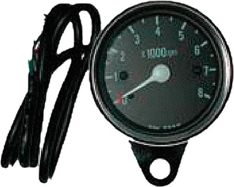 Mini 8000 Rpm Tachometer Black Face