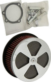 Round Air Cleaner Hp 4-Spoke Chrome 5-7/8"