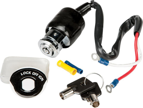 Round Key Ignition 2 Position Chrome