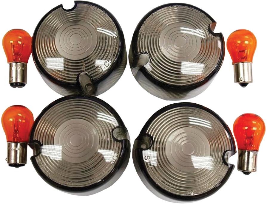 Smoked Turn Signal Lens Kit (domed)
