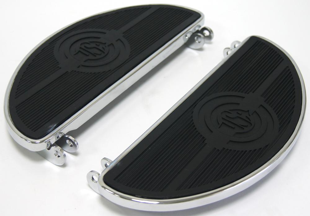 Footboard Set Oval Usa Logo