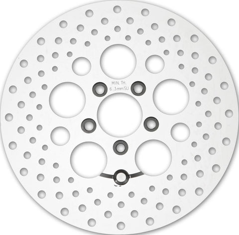 Stainless Drilled Rr Rotor 11.8" Polished