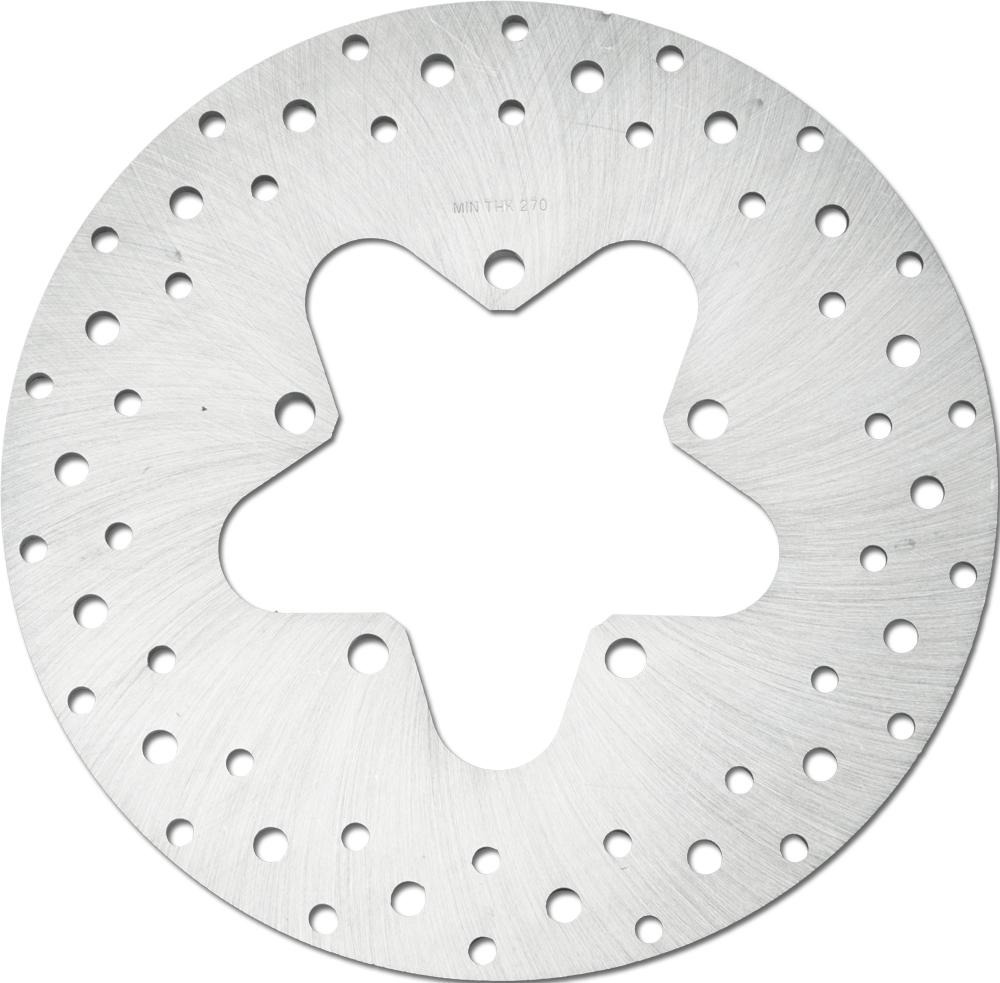 Rear Rotor Flt 11.5" Stainless Steel Drilled