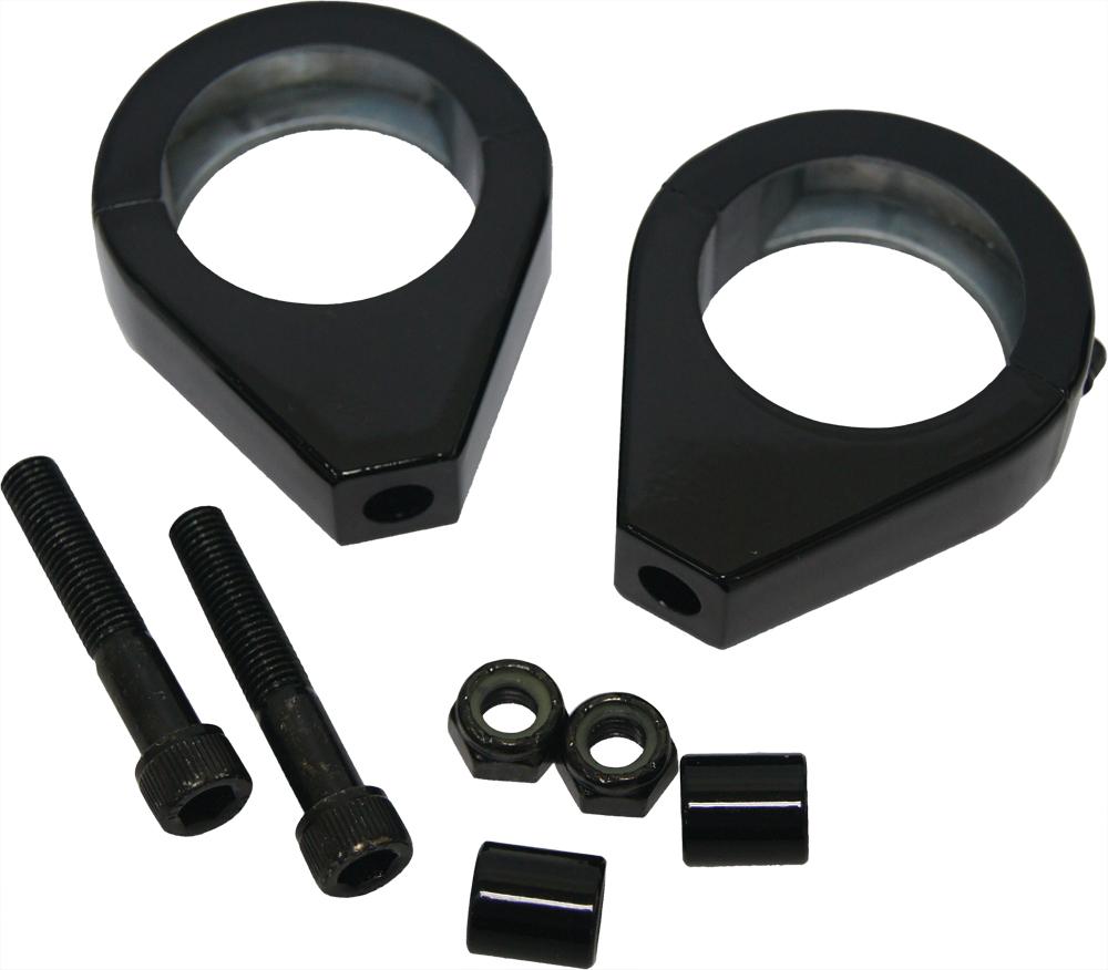 Turn Signal Clamp Black 39mm