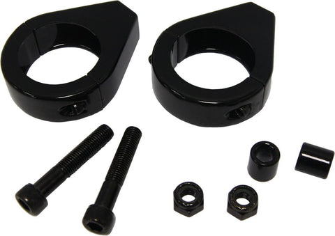 Turn Signal Clamp Black 41mm