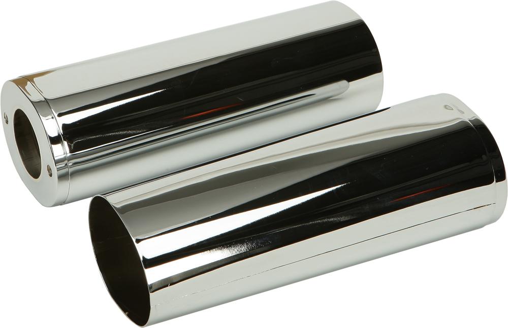 Upper Fork Tube Covers Chrome +2"