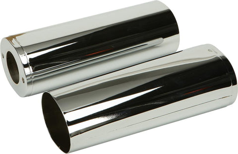 Upper Fork Tube Covers Chrome +2"