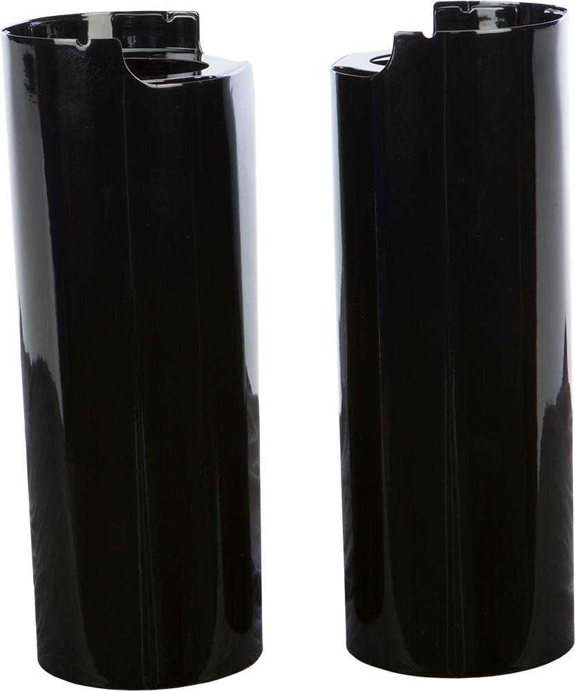 Upper Fork Tube Covers +2" Black