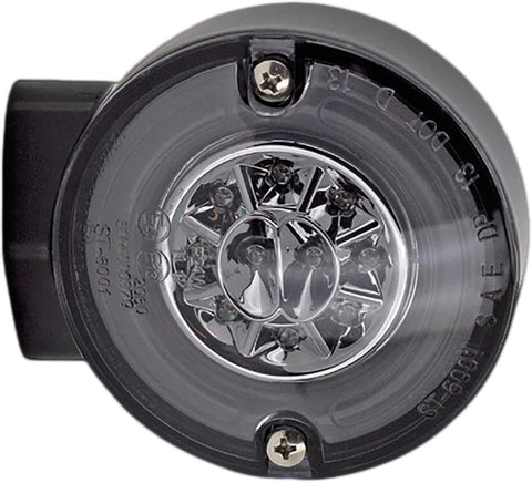 Single Function Right Rear Blk Turn Signal W/Smk Lens